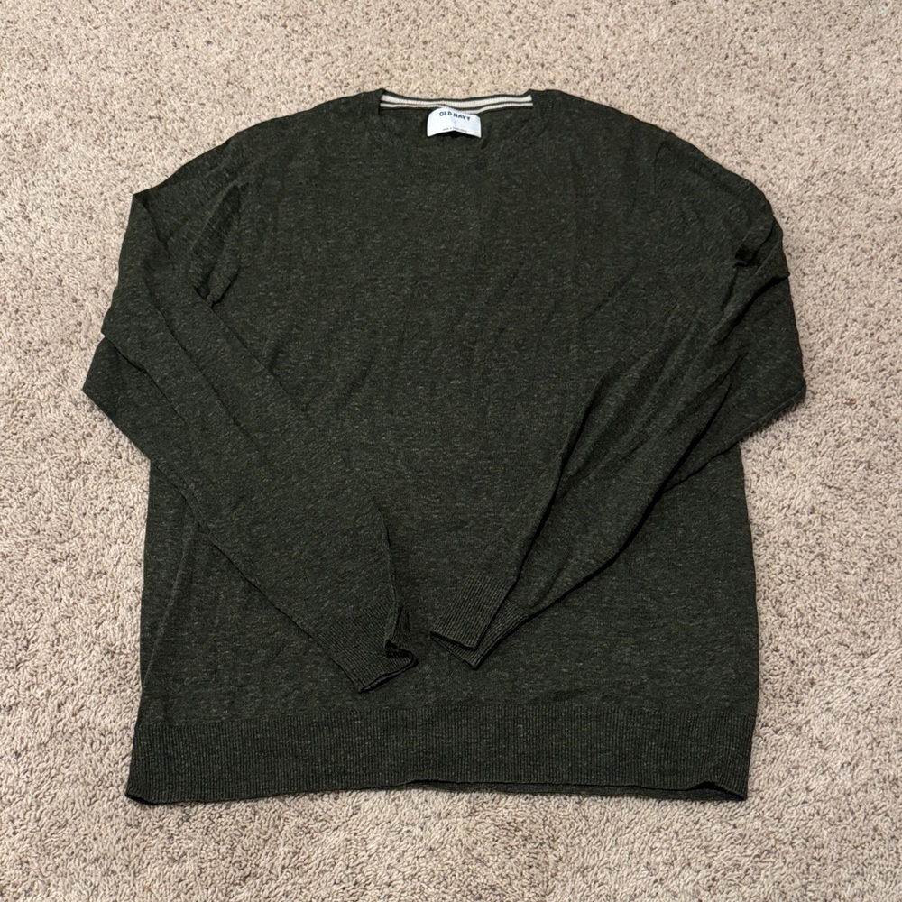 Old Navy Olive Knit Pullover